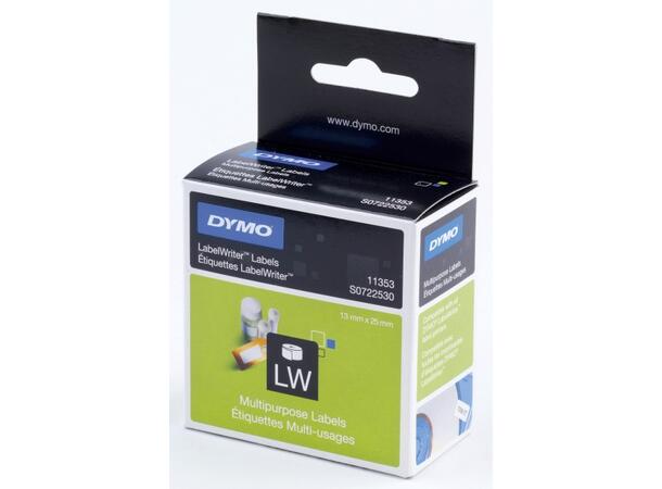 Etikett DYMO universal 25x13mm (1000) 
